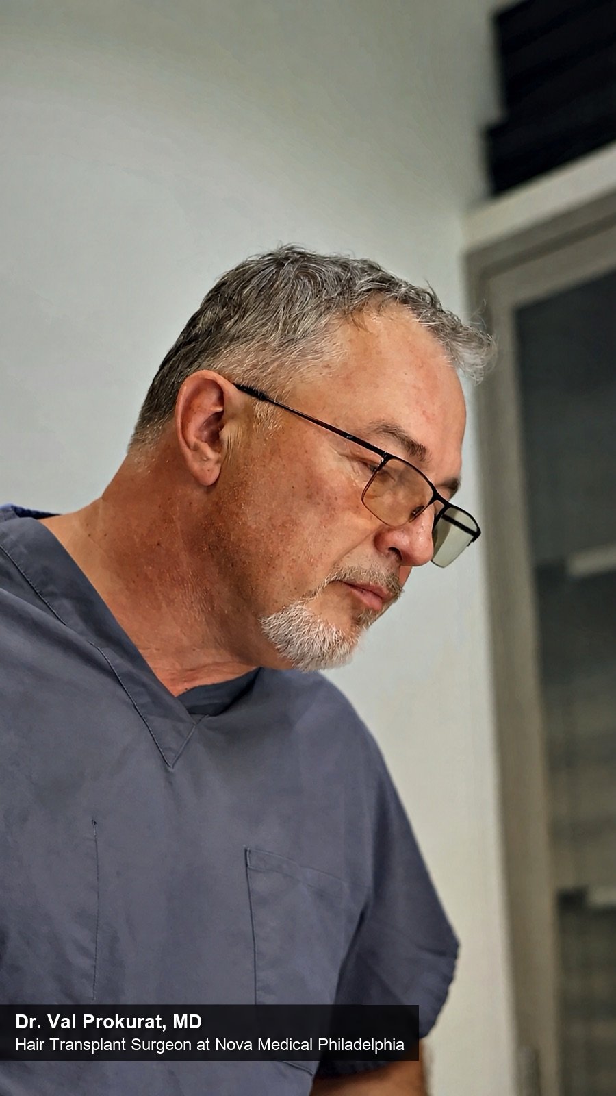 Dr. Val Prokurat, MD, hair transplant physician at Nova Medical Philadelphia