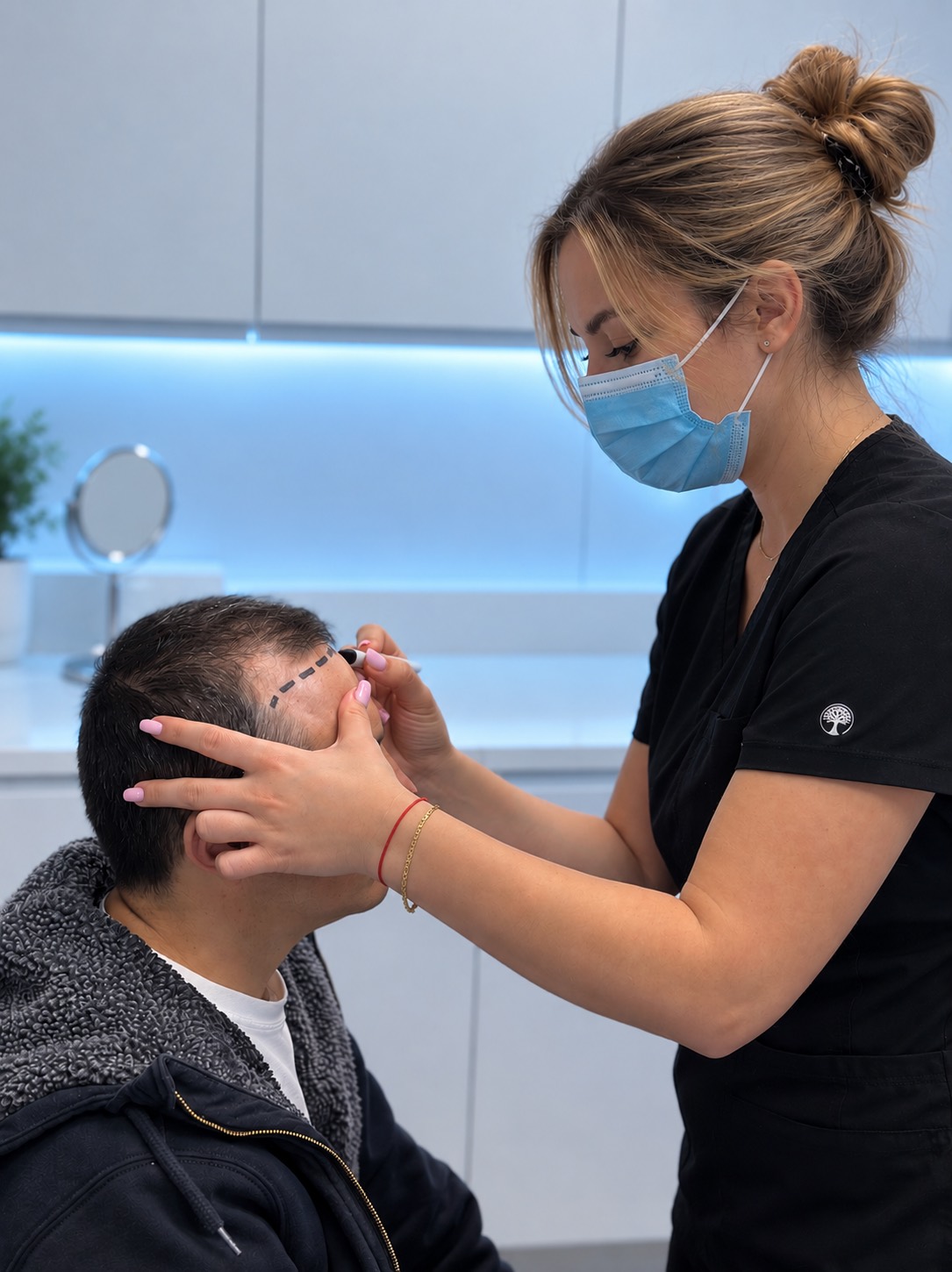 Manual FUE hair transplant compared with other techniques at Nova Medical Philadelphia