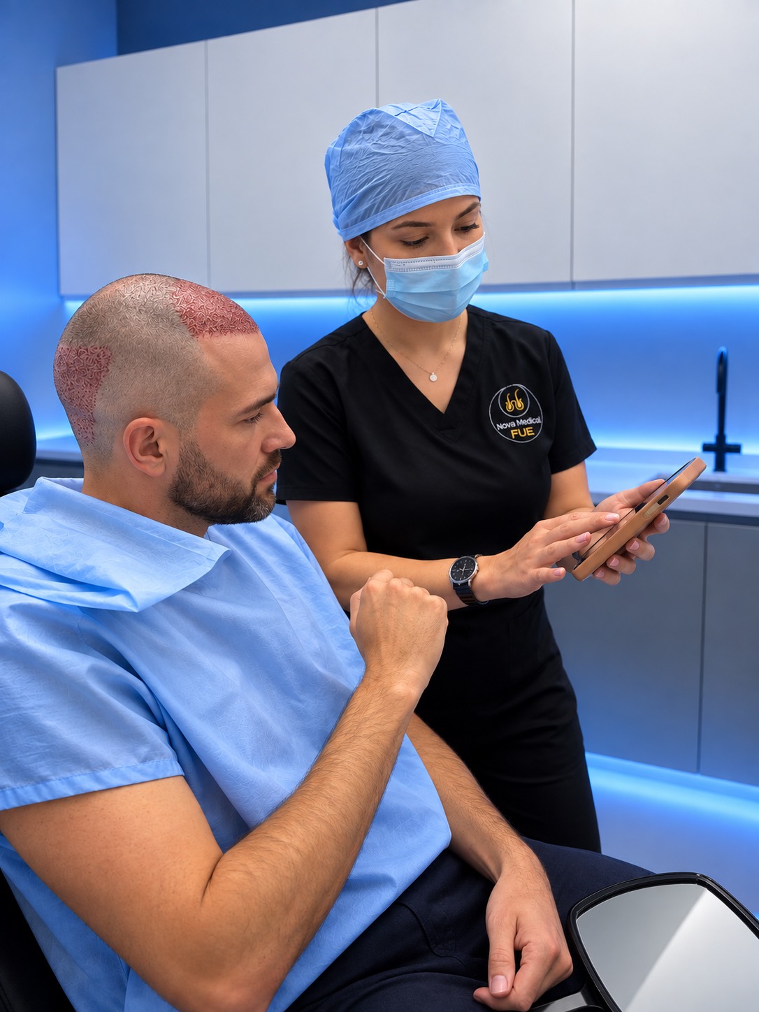 Hair transplant repair at Nova Medical Philadelphia